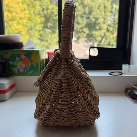 Reformation Natural Woven Clutch - Picture 2 of 5